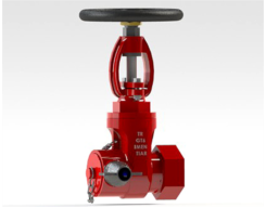 گیت ولو / شیر کشویی/ Gate valve / مدل: TR-GT6 